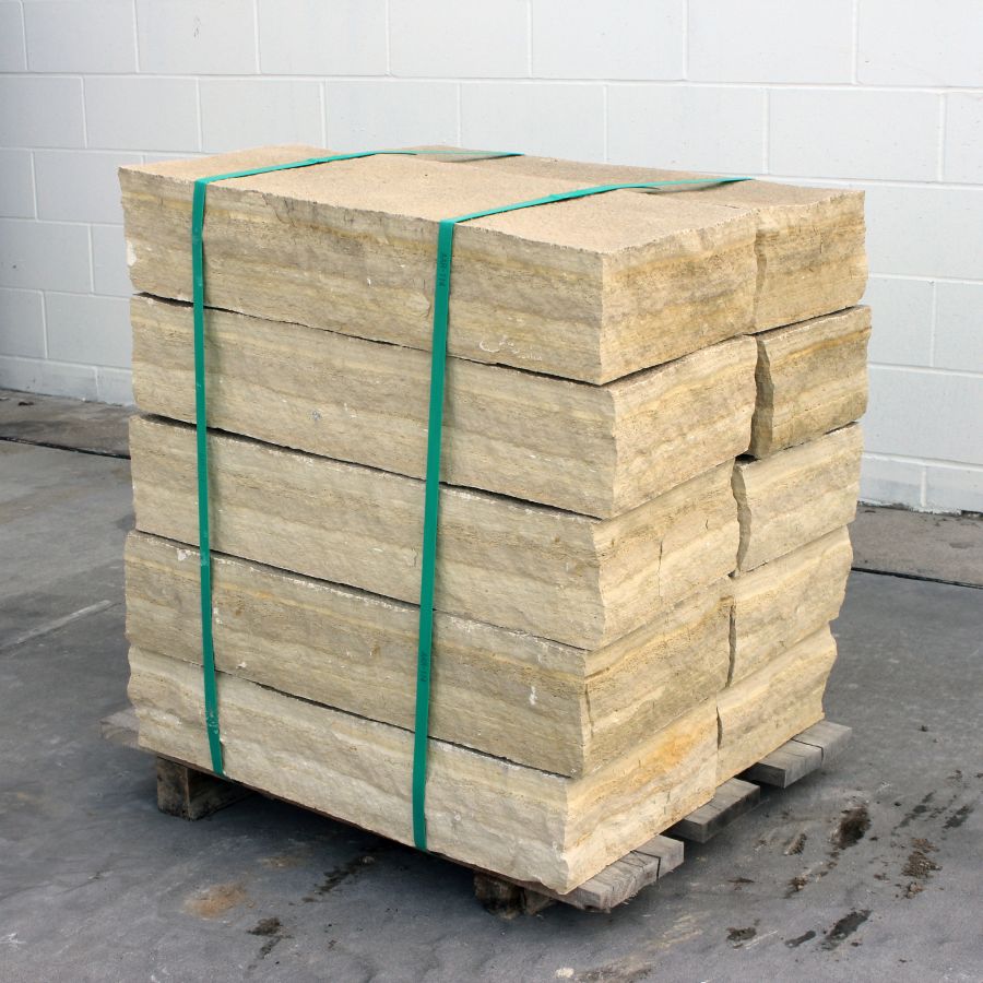 Iowa Buff Limestone Steps - Weber Stone