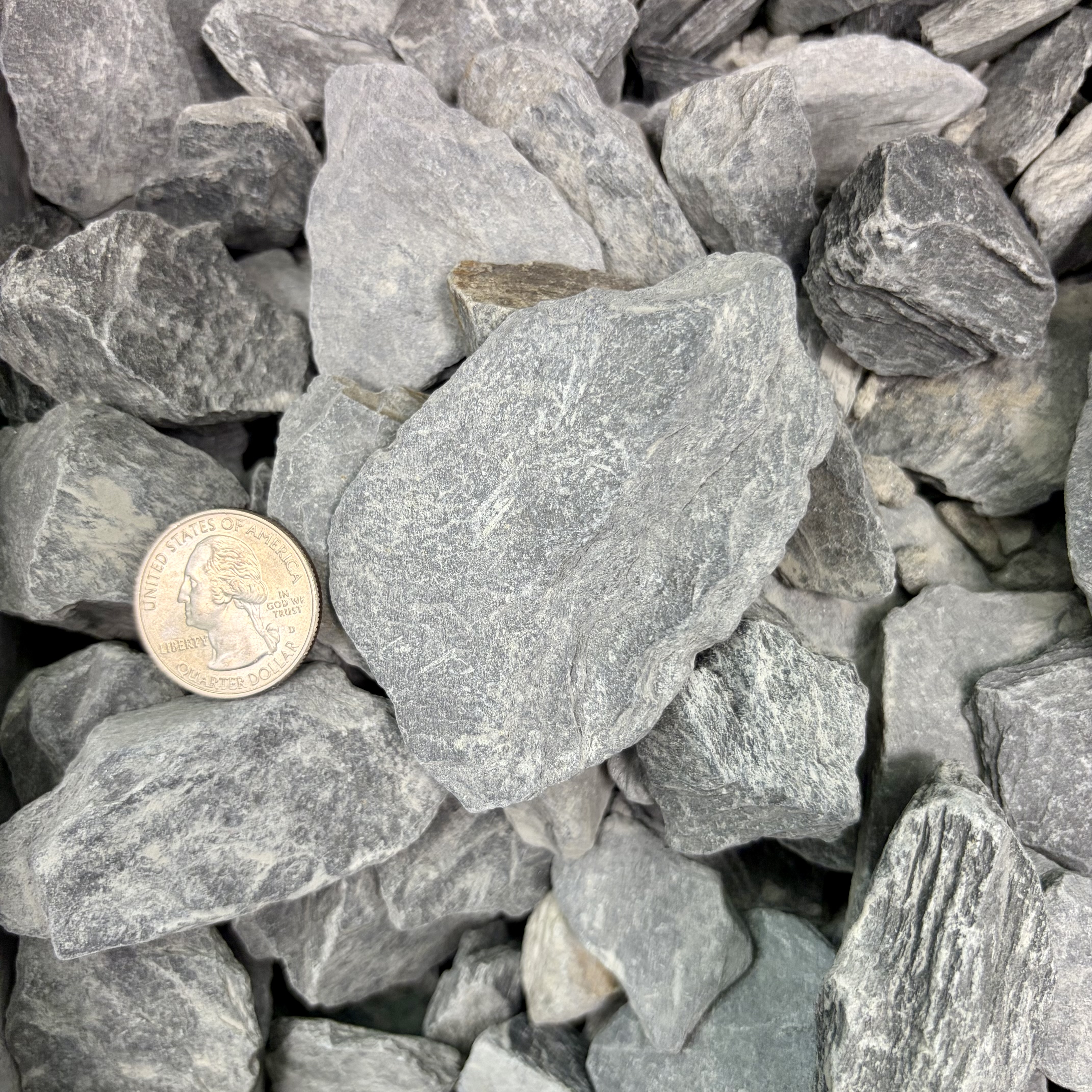 Slatescape (Gray Slate) - Bulk Rock - Waukee (Per Cu Yd)